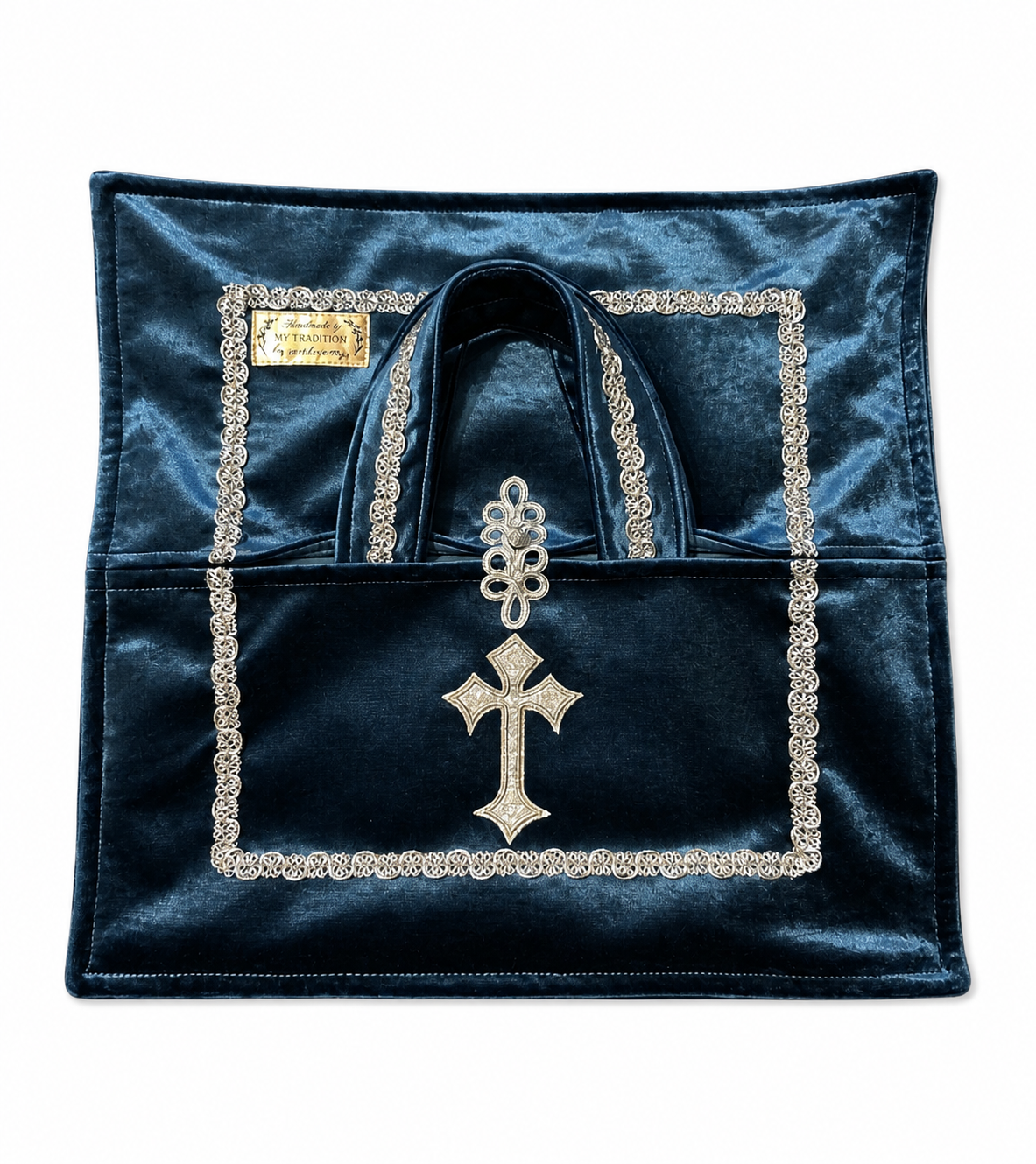 Pogacha Bag (blue velvet)